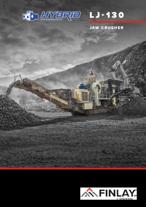 Установки для переробки щебеню Finlay LJ-130 Hybrid 