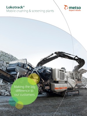 Установки для переробки щебеню Metso Lokotrack LT 1415