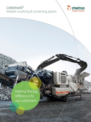 Установки для переробки щебеню Metso Lokotrack LT 200 E