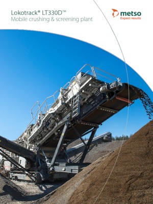 Установки для переробки щебеню Metso Lokotrack LT 330 D