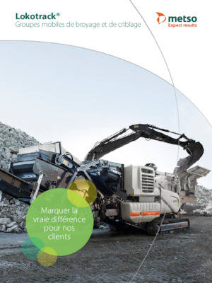 Установки для переробки щебеню Metso Lokotrack LT1213E
