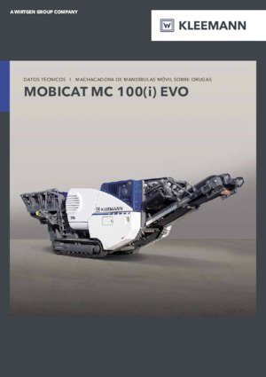 Установки для переробки щебеню Kleemann MC 100 EVO