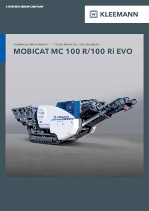 Установки для переробки щебеню Kleemann MC 100 Ri EVO