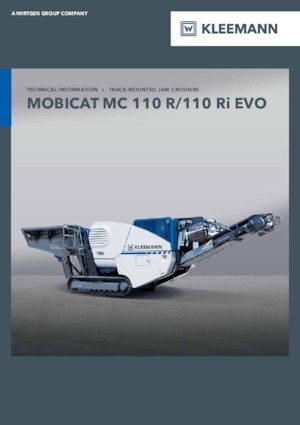 Установки для переробки щебеню Kleemann MC 110 R EVO