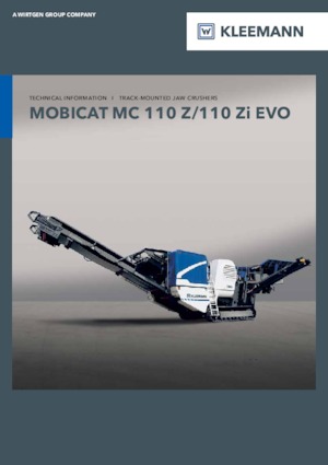 Установки для переробки щебеню Kleemann MC 110 Z EVO