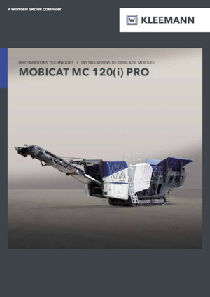 Установки для переробки щебеню Kleemann MC 120(i) PRO