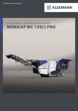 Установки для переробки щебеню Kleemann MC 120(i) PRO
