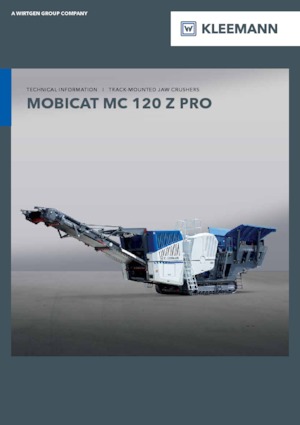 Установки для переробки щебеню Kleemann MC 120 Z PRO