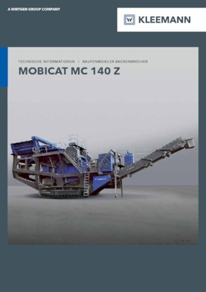 Установки для переробки щебеню Kleemann MC 140 Z