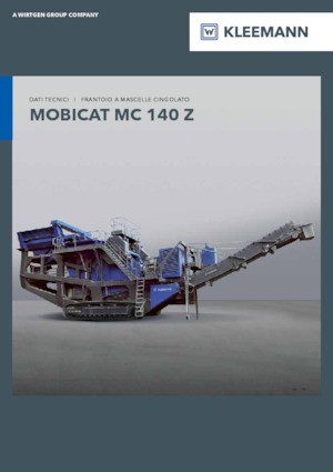 Установки для переробки щебеню Kleemann MC 140 Z