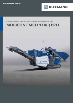 Установки для переробки щебеню Kleemann MCO 110(i) PRO
