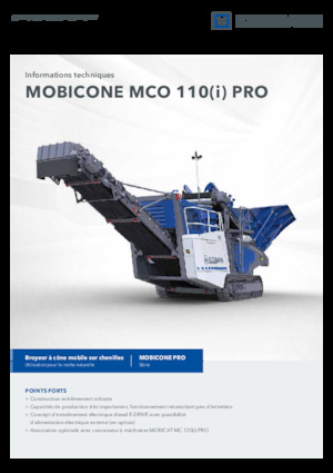 Установки для переробки щебеню Kleemann MCO 110 PRO