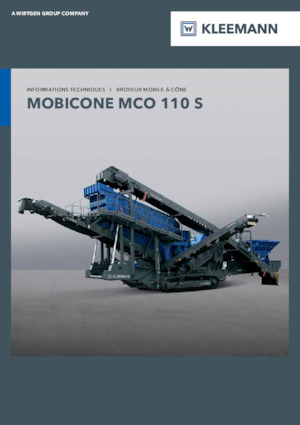 Установки для переробки щебеню Kleemann MCO 110 S PRO