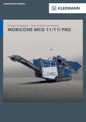 Установки для переробки щебеню Kleemann MCO 11i PRO