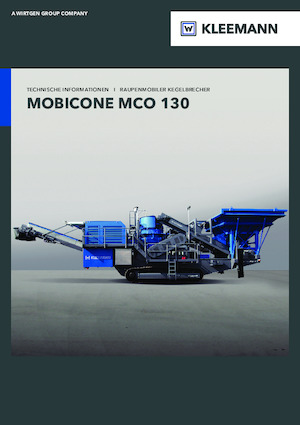 Установки для переробки щебеню Kleemann MCO 130 PRO