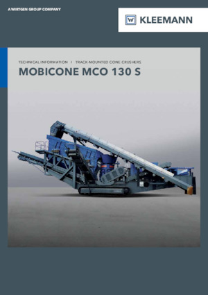 Установки для переробки щебеню Kleemann MCO 130 PRO