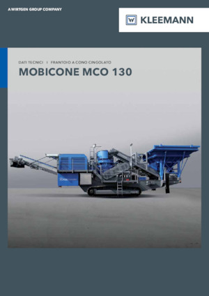 Установки для переробки щебеню Kleemann MCO 130 PRO