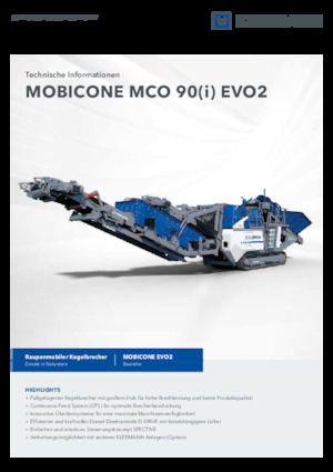 Установки для переробки щебеню Kleemann MCO 90 EVO2