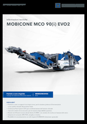 Установки для переробки щебеню Kleemann MCO 90 EVO2