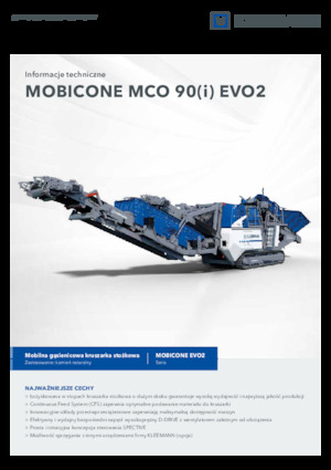 Установки для переробки щебеню Kleemann MCO 90 EVO2