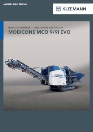 Установки для переробки щебеню Kleemann MCO 9i EVO