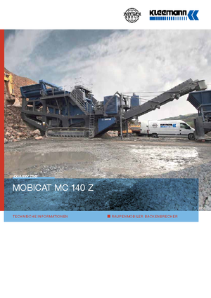 Установки для переробки щебеню Kleemann MC 140 Z