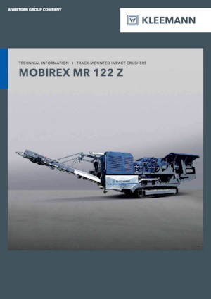 Установки для переробки щебеню Kleemann MR 122 Z
