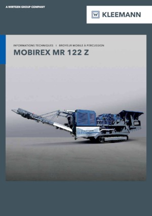 Установки для переробки щебеню Kleemann MR 122 Z