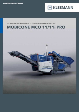 Установки для переробки щебеню Kleemann MCO 11