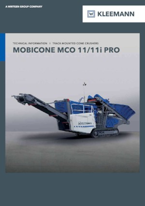 Установки для переробки щебеню Kleemann MCO 11