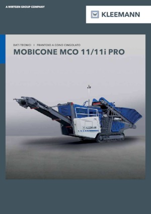 Установки для переробки щебеню Kleemann MCO 11