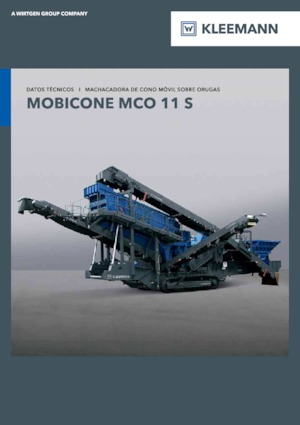 Установки для переробки щебеню Kleemann MCO 11 S