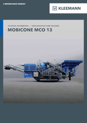 Установки для переробки щебеню Kleemann MCO 13
