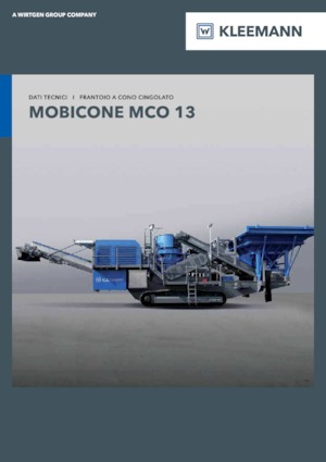 Установки для переробки щебеню Kleemann MCO 13