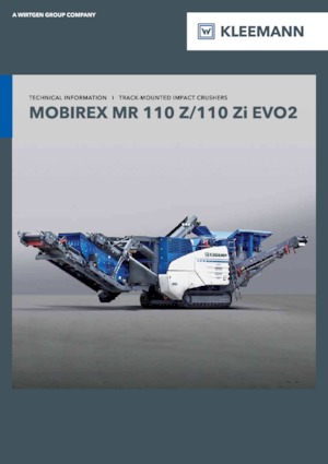 Установки для переробки щебеню Kleemann MR 110 Zi EVO2