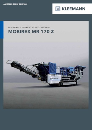 Установки для переробки щебеню Kleemann MR 170 Z
