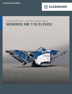 Установки для переробки щебеню Kleemann MR 110 Zi EVO2