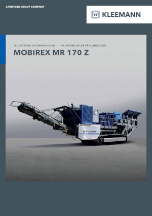 Установки для переробки щебеню Kleemann MR 170 Z