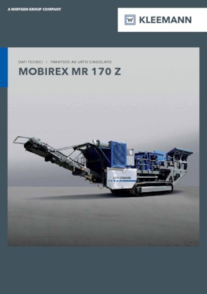 Установки для переробки щебеню Kleemann MR 170 Z