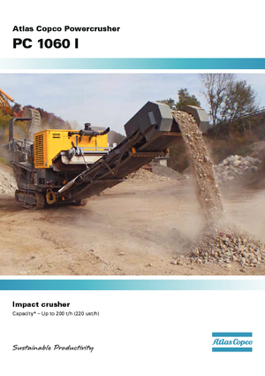 Установки для переробки щебеню Atlas Copco PC 1060I