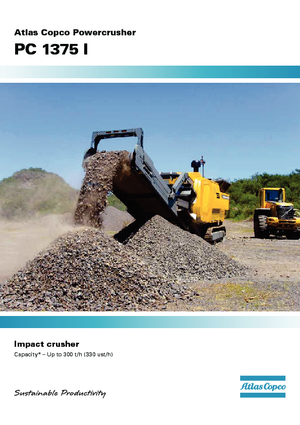 Установки для переробки щебеню Atlas Copco PC 1375I