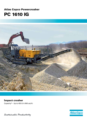 Установки для переробки щебеню Atlas Copco PC 1610IG