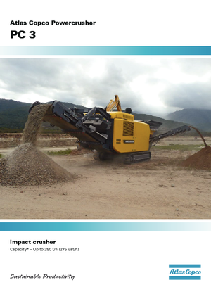 Установки для переробки щебеню Atlas Copco PC 3