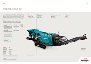 Установки для переробки щебеню Powerscreen Premiertrak 330