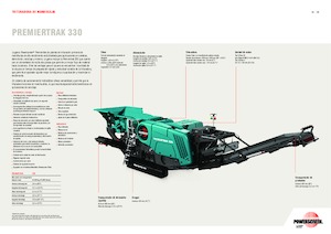 Установки для переробки щебеню Powerscreen Premiertrak 330