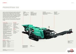 Установки для переробки щебеню Powerscreen Premiertrak 330