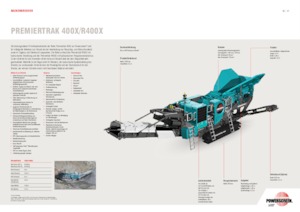 Установки для переробки щебеню Powerscreen PREMIERTRAK 400X
