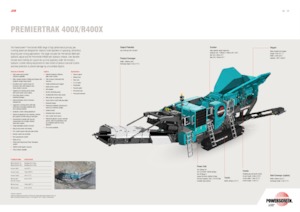 Установки для переробки щебеню Powerscreen PREMIERTRAK 400X
