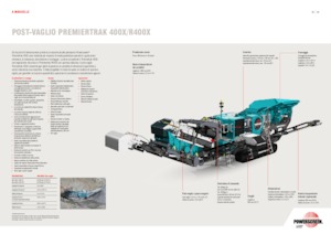 Установки для переробки щебеню Powerscreen PREMIERTRAK 400X
