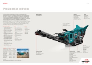Установки для переробки щебеню Powerscreen PREMIERTRAK 600E